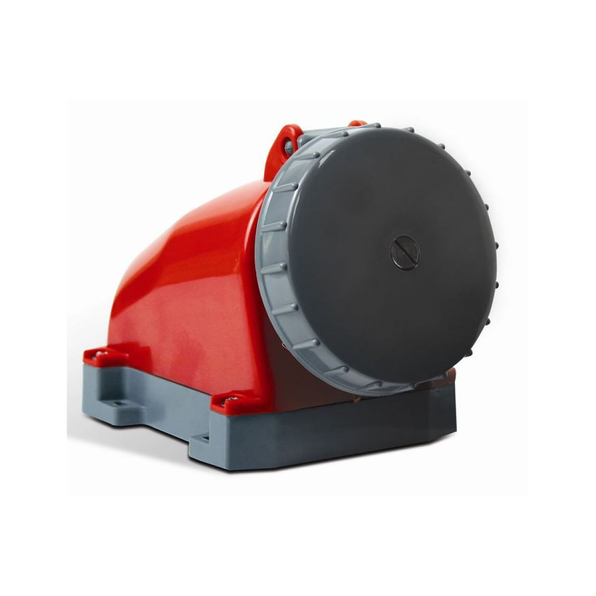 Tomada Industrial Sobrepor 16A 2P+T 380/440V IP67 6H Vermelho Cód