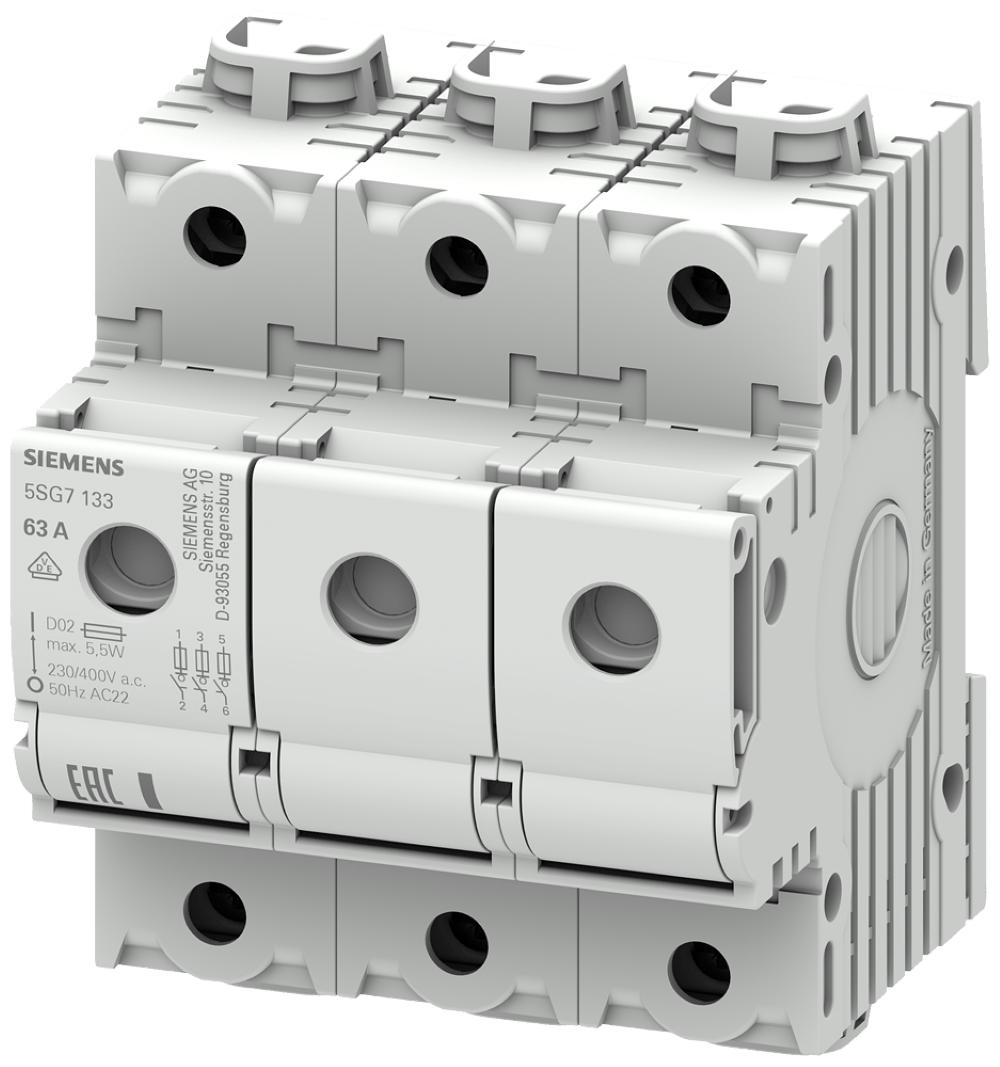 CHAVE SIEMENS SEC MINIZED TRIP. 5SG7-131 63A F.L.