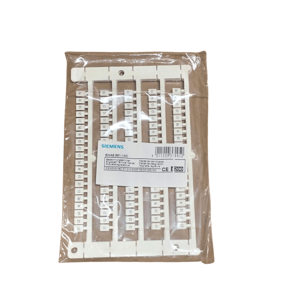 CONECTOR SAK SIEMENS IDENT. L1/L2/L3/N/PE (40X) 8WA88 61-1AC F.L.
