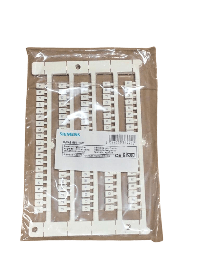 CONECTOR SAK SIEMENS IDENT. L1/L2/L3/N/PE (40X) 8WA88 61-1AC F.L.