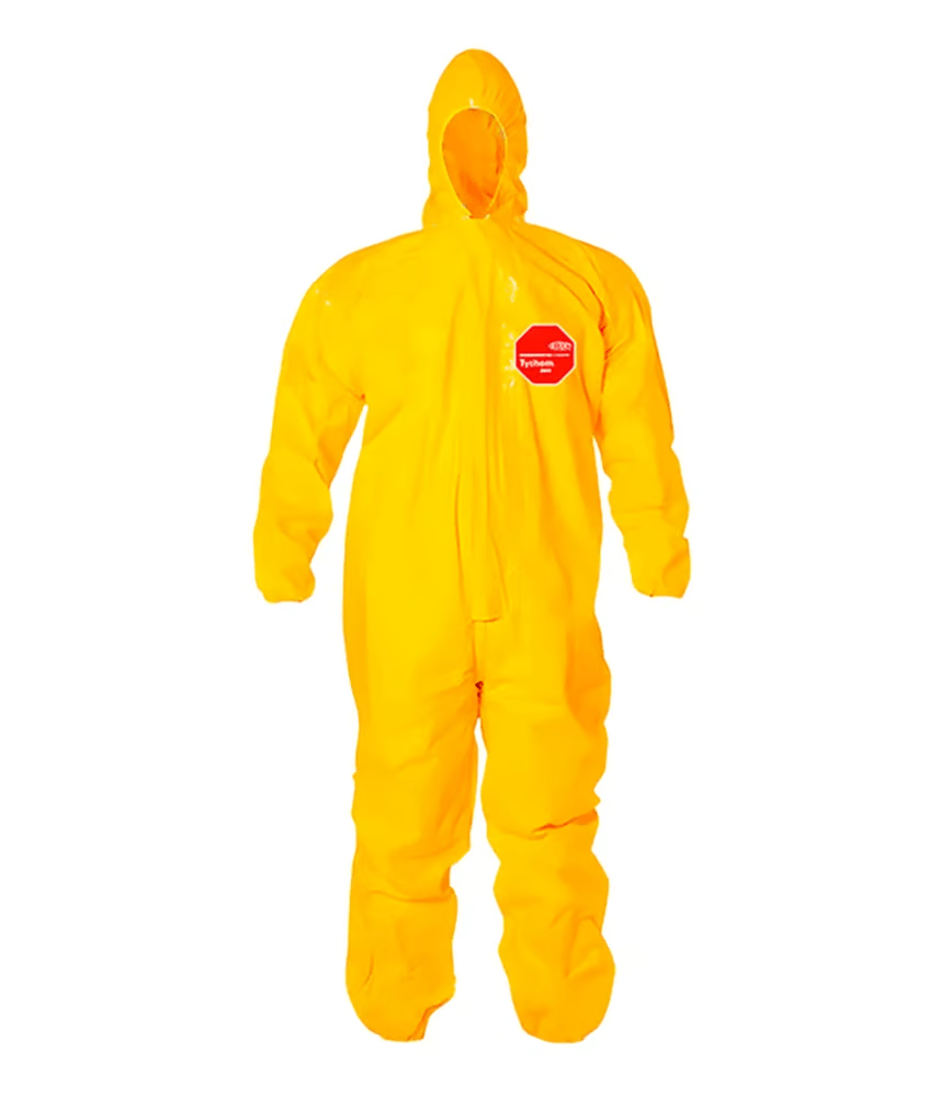Macacão Amarelo C/ Capuz Tychem® 2000 Cód. QC127S – Dupont