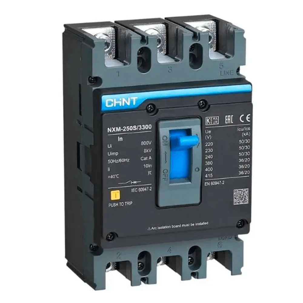Disjuntor Caixa Moldada Tripolar NXM-1250H/3300T – Chint