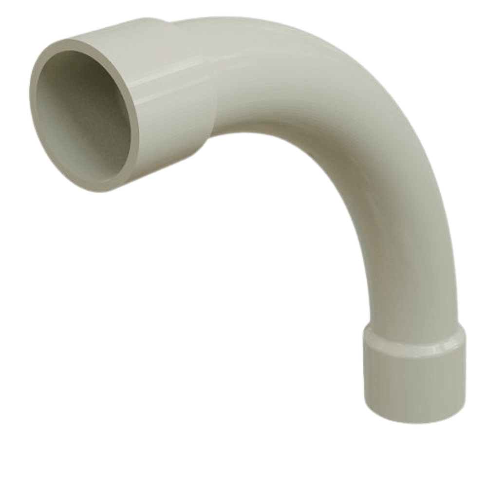 Bページ Curva 90° PVC Plastik Standard Branco S/ Rosca ¾