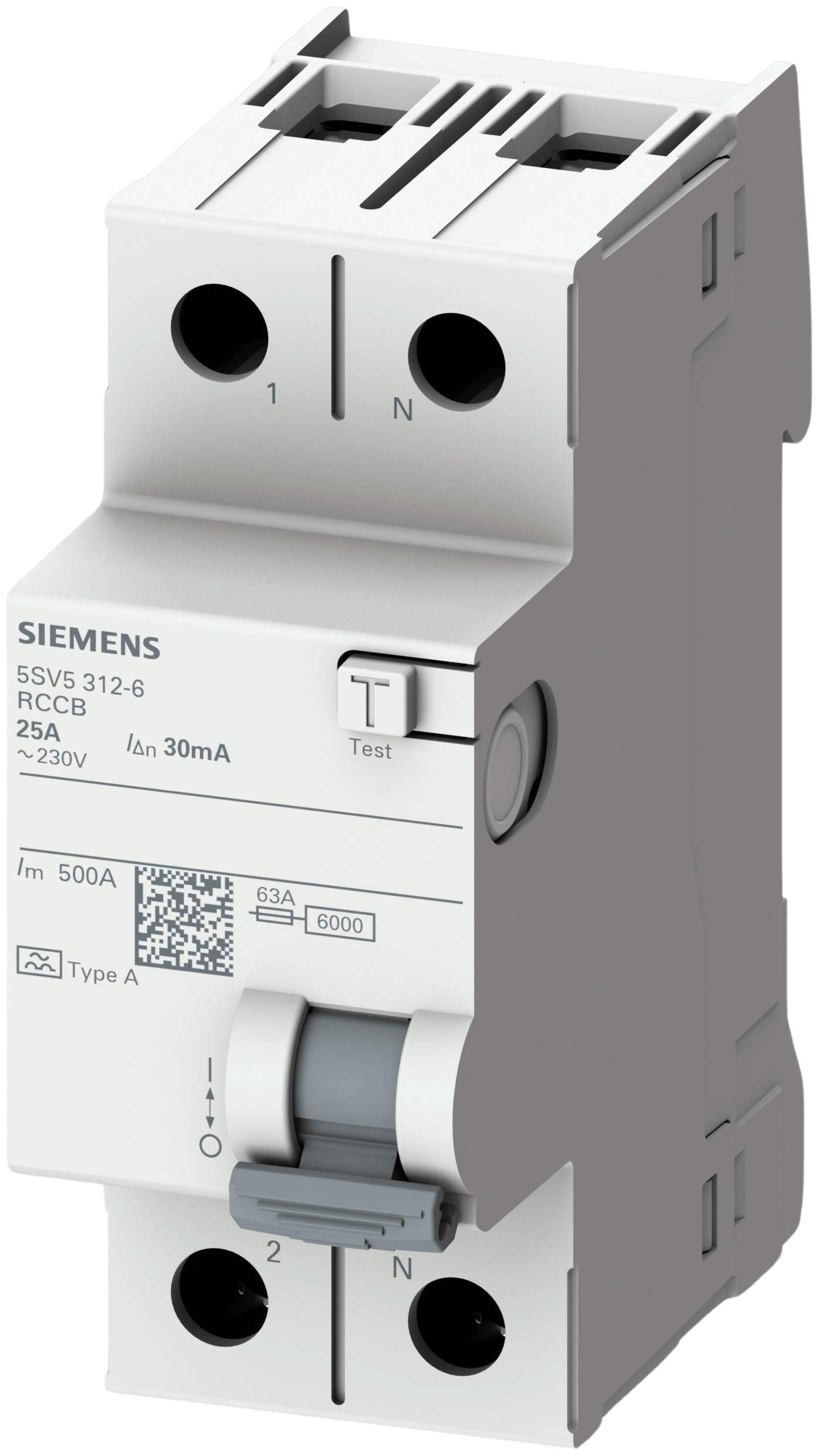 Interruptor DR 1P+N 40A/30mA AC 220V 5SV5 314-0MB – Siemens