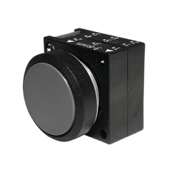 BOTAO COMUTADOR PULSADOR ILUMINADO 25MM VD 120V 1NA/NF B22NB33X44V