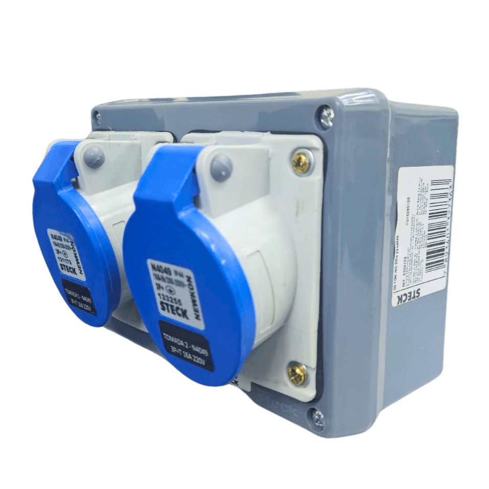 Quadro Sobrepor C/ Tomada Industrial 2xN4049 IP-44 Cód. S304129