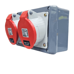 Quadro Sobrepor C/ Tomada Industrial 2xN4049 IP-44 Cód. S304129