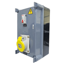 Quadro De Sobrepor C/ 1 Tom. 16A 2P+T 100/130V N3044 + Disj. Monof