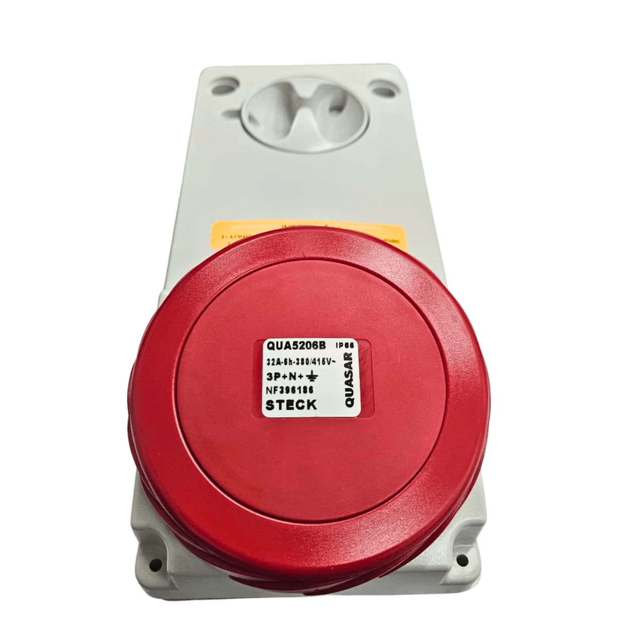 Tomada Industrial Sobrepor 32A 3P+N+T 380/415V IP65 6H Vermelho C