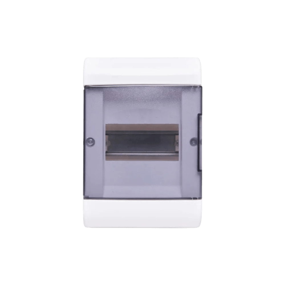 Quadro De Distribuição Sobrepor OuroBox 5 Disjuntores Porta Fumê