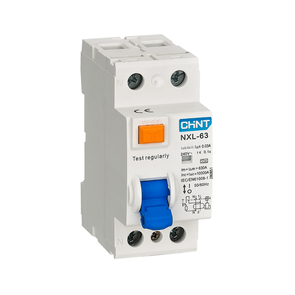 Interruptor DR 1P+N 25A/30mA AC 240V NXL-63 Cód. 280721 – Chint