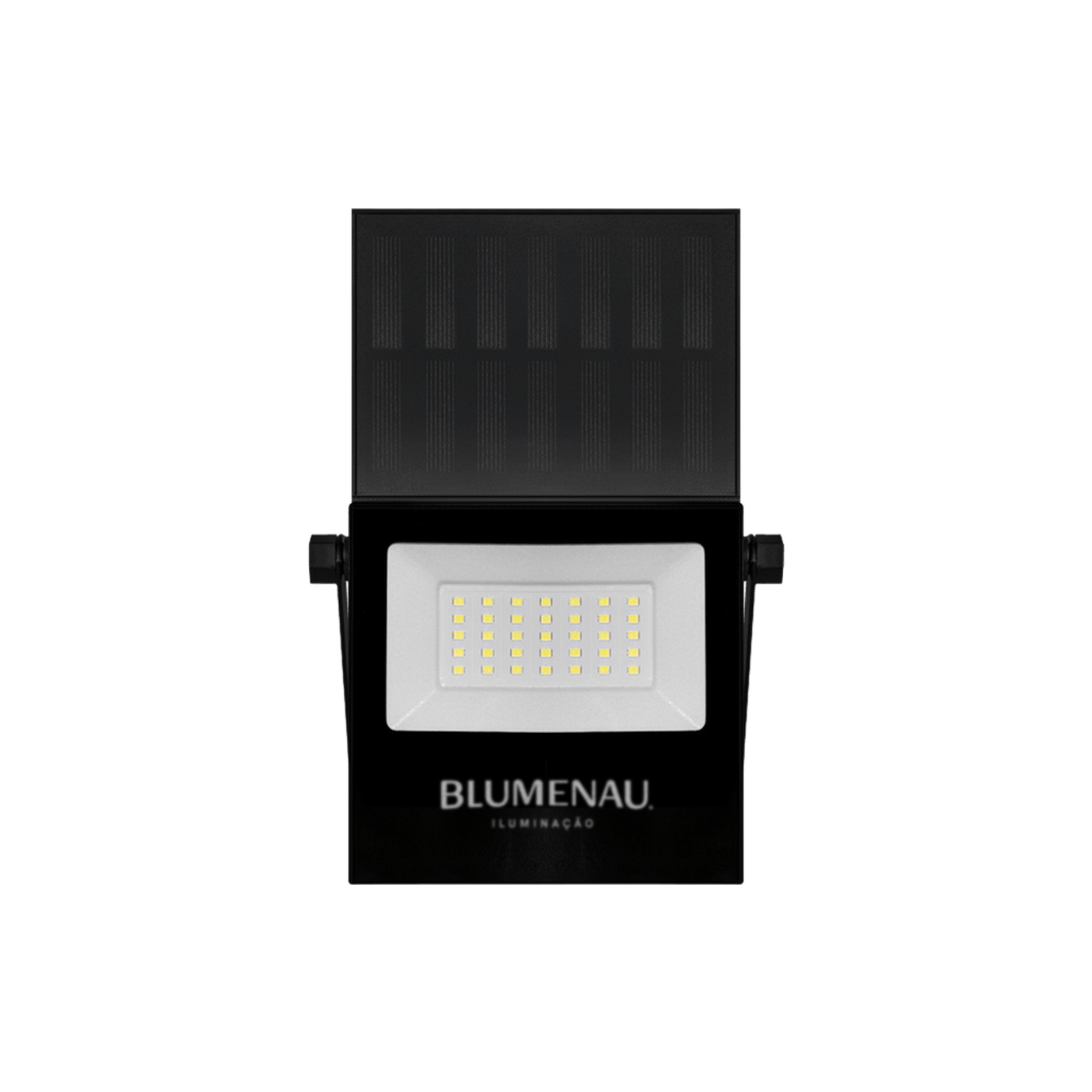Refletor Led Play Solar 50W 6500K 1000Lms IP65 Preto C/ Controle Cód. 78506501 – Blumenau-1773671748953